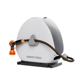 One-touch rebound! Smart garden hose reel, cleaning and watering flowers is super easy